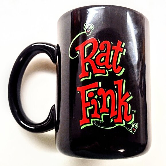 Rat Fink 2025 Black Coffee Mug ~ 12 Oz. Cup ~ Double-Sided w/Unique Designs NEW! - Picture 10 of 10